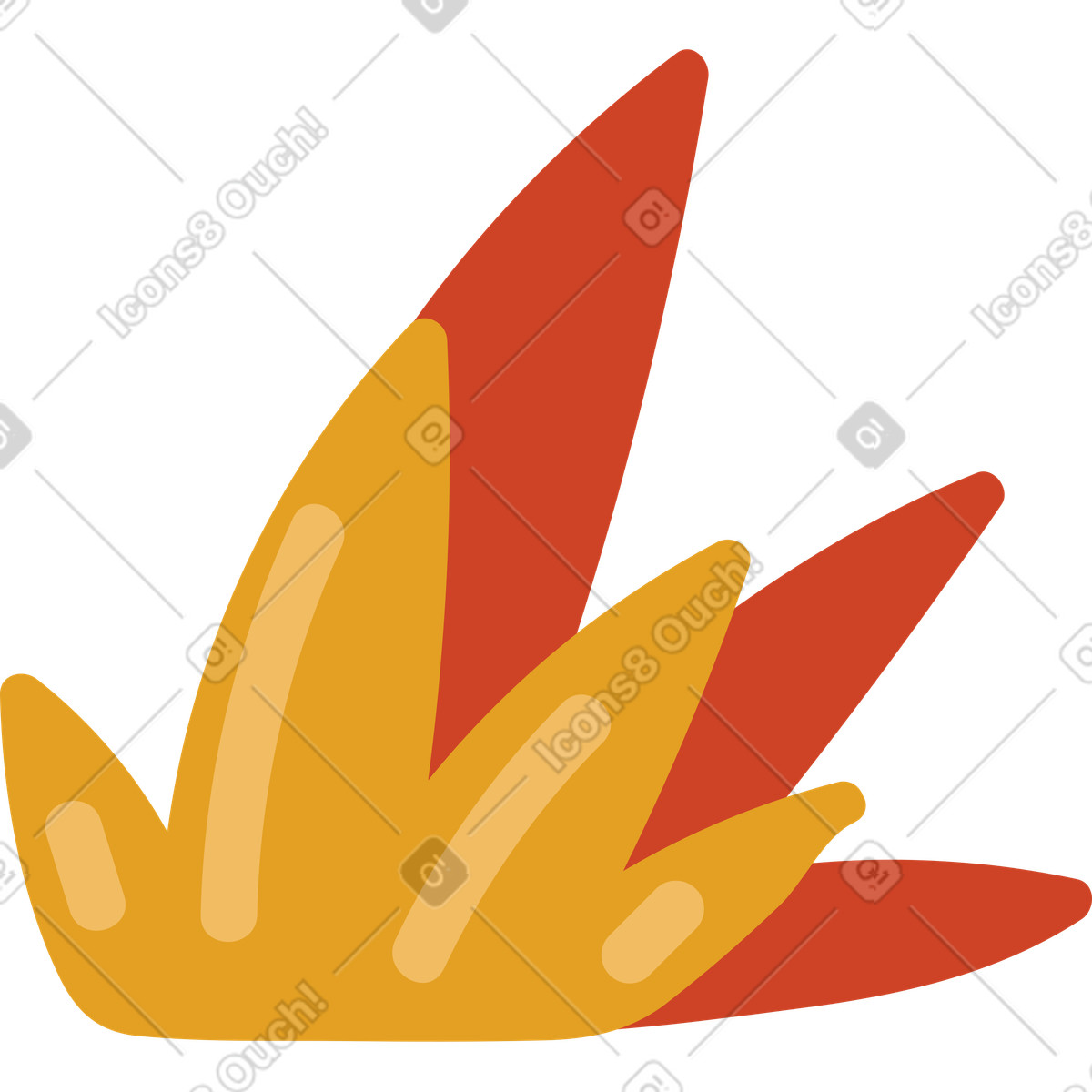 Ilustración Arbusto en estilo Arabica a descargar en PNG y SVG