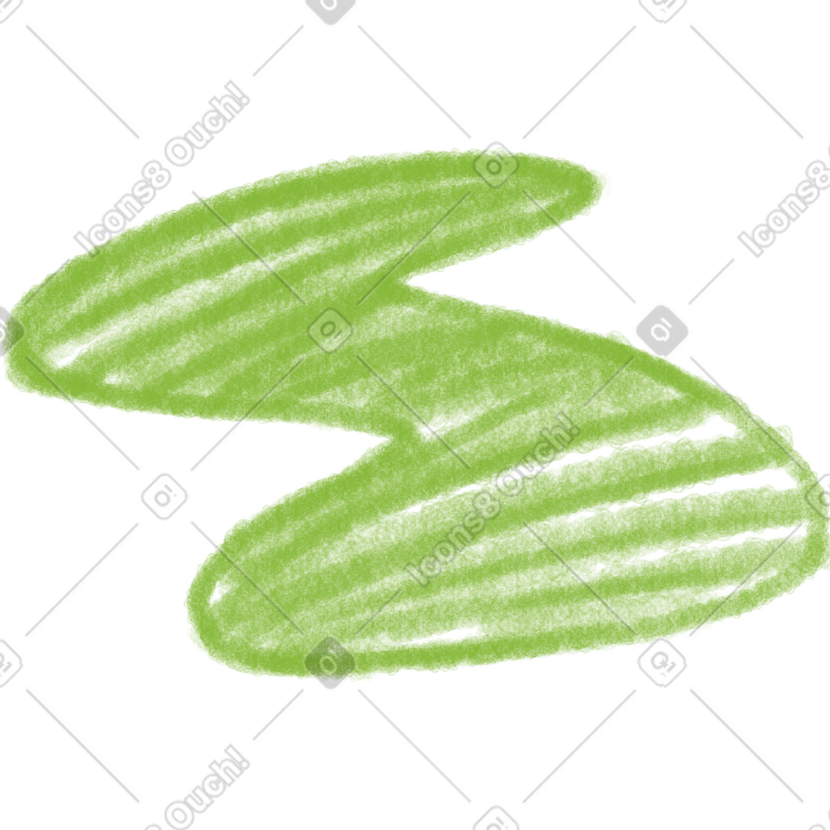 下载 Doodle 风格的 S-shaped texture spot 插画，支持 PNG、SVG 格式