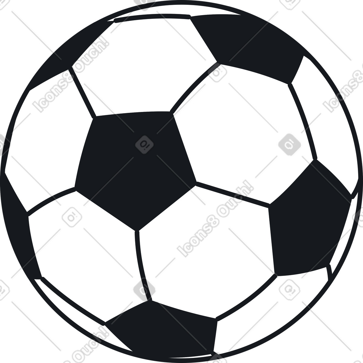 Ilustração de Bola futebol em no estilo Breeze para baixar em PNG, SVG
