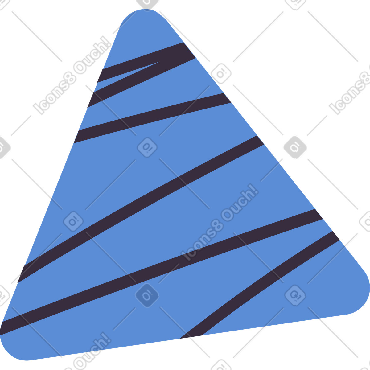 Pale スタイルの 三角形 のイラストをPNG、SVG形式でダウンロード