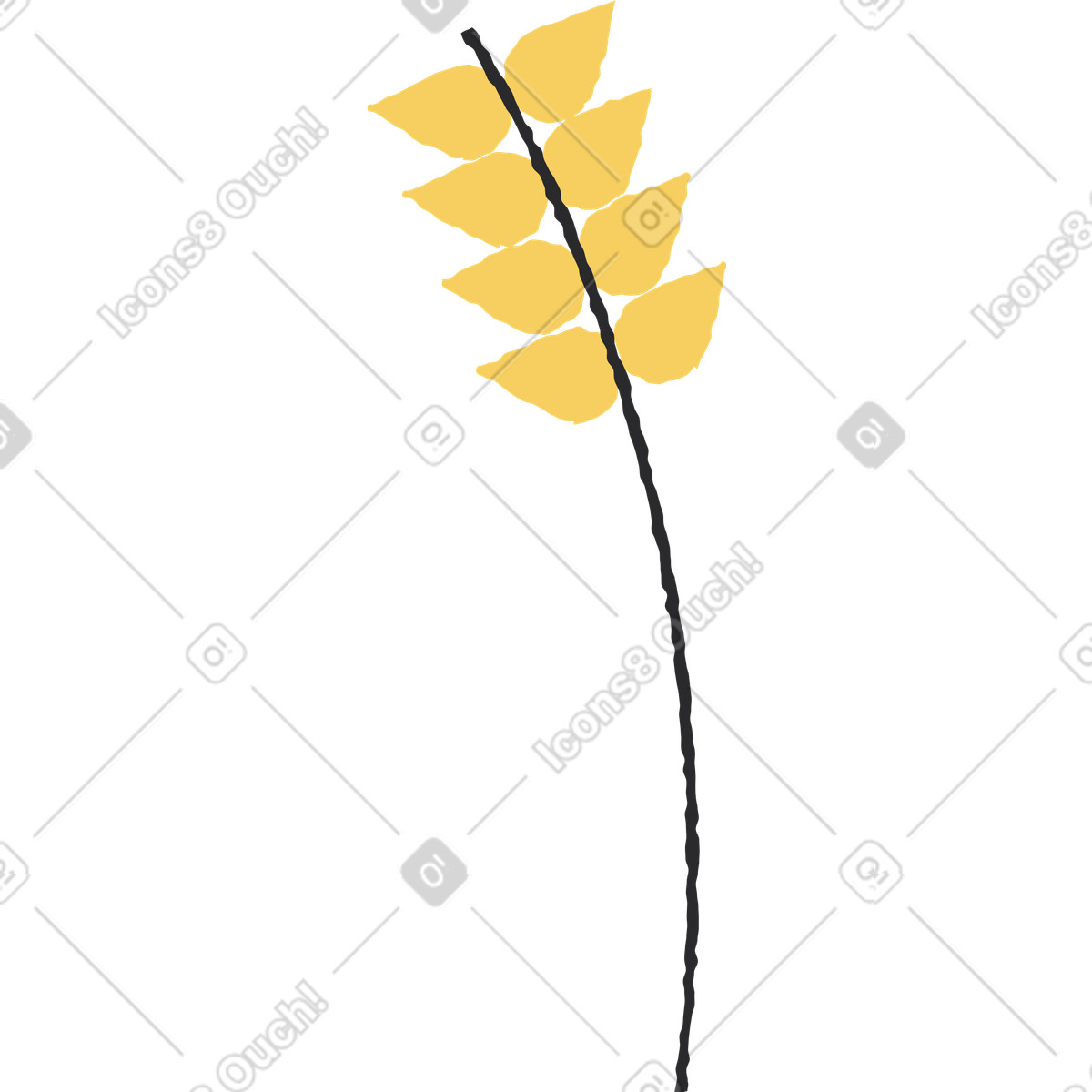 下载 Pablo 风格的 小麦 插画，支持 PNG、SVG 格式