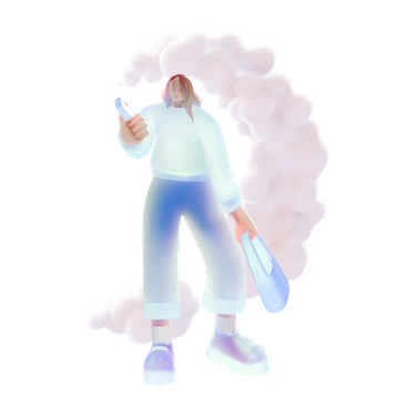 Woman - 3D Airy Style illustration