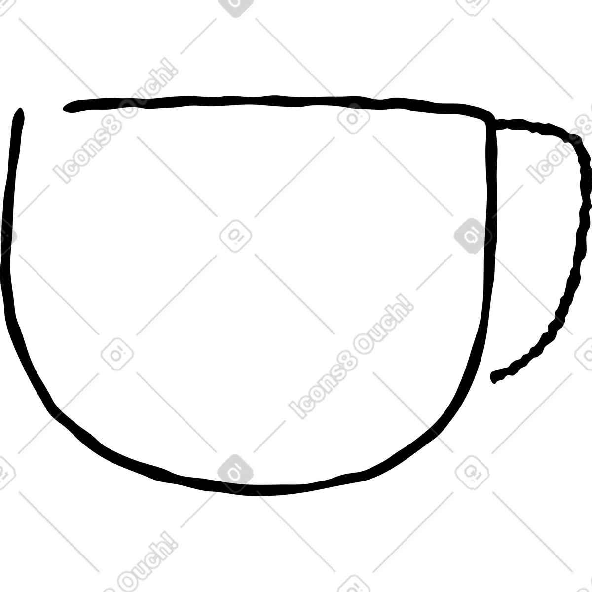 Ilustração de Copo em no estilo Puzzle para baixar em PNG, SVG