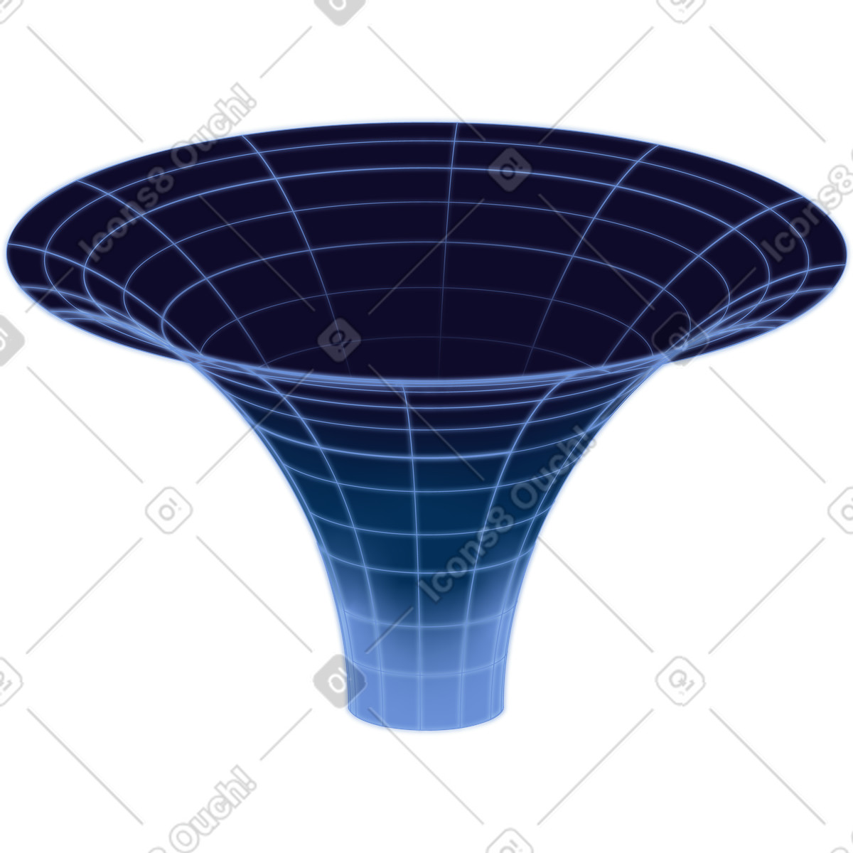 Funnel illustration in PNG, SVG