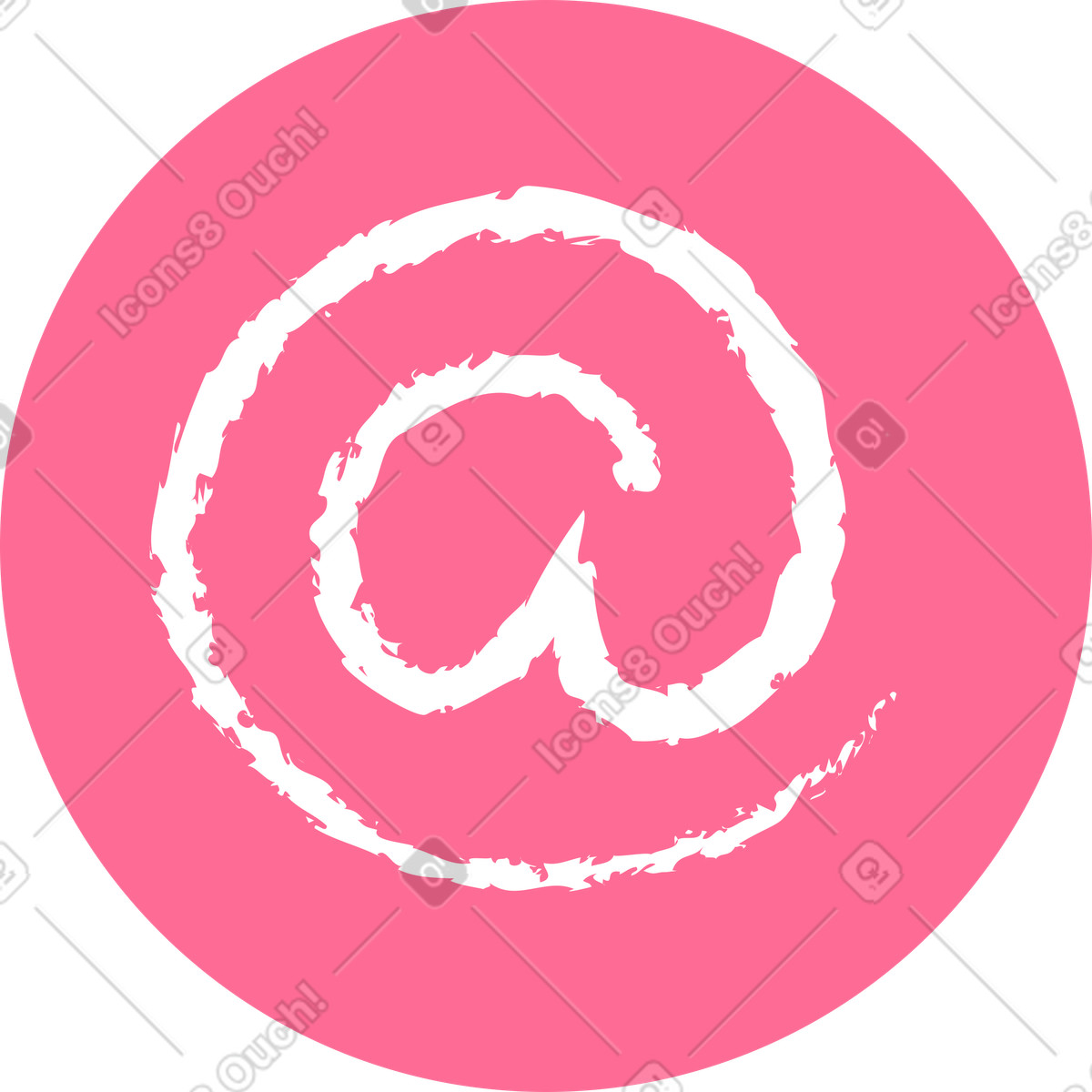 Mail icon illustration featuring clipart graphics for email communication