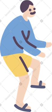 Man sitting PNG, SVG