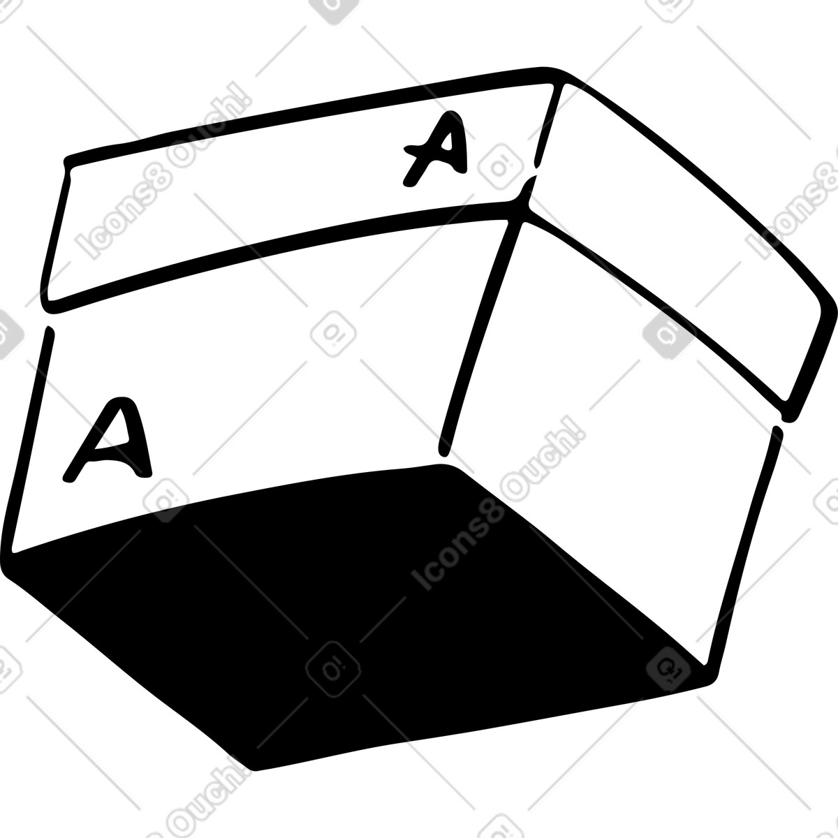 Ilustración Caja con logo en estilo Line a descargar en PNG y SVG