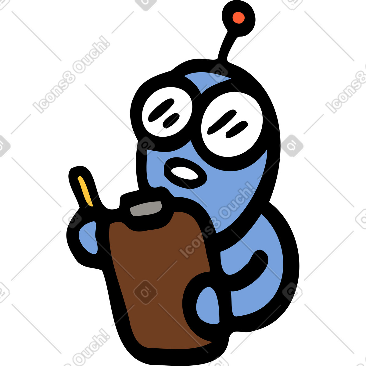 Illustration Tu as un assistant dans le style Comic à télécharger aux formats PNG, SVG