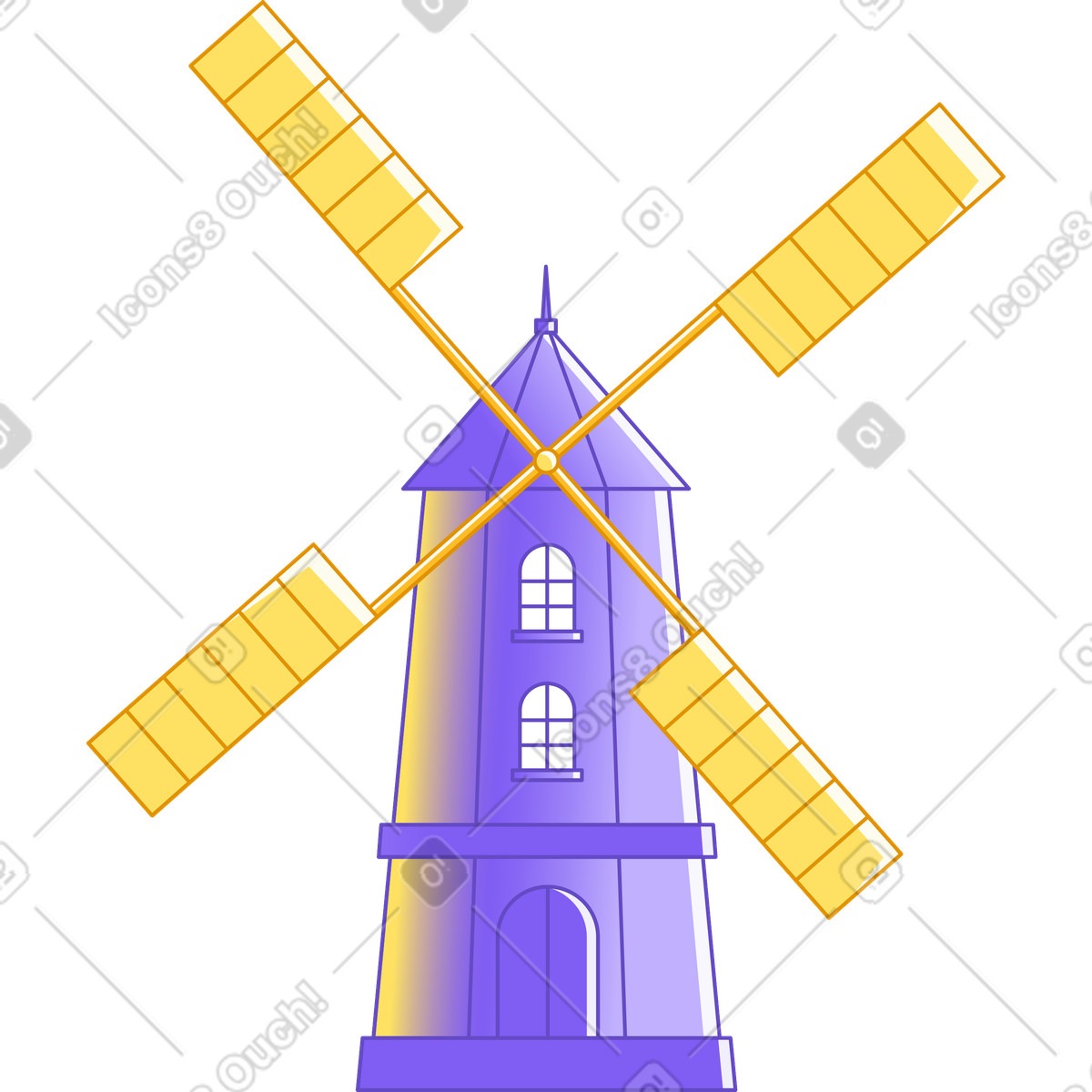 Von-Illustration im Rainbow-Stil als Download in PNG, SVG
