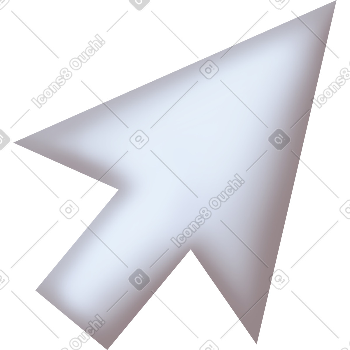 Props スタイルの Cursor のイラストをPNG、SVG形式でダウンロード