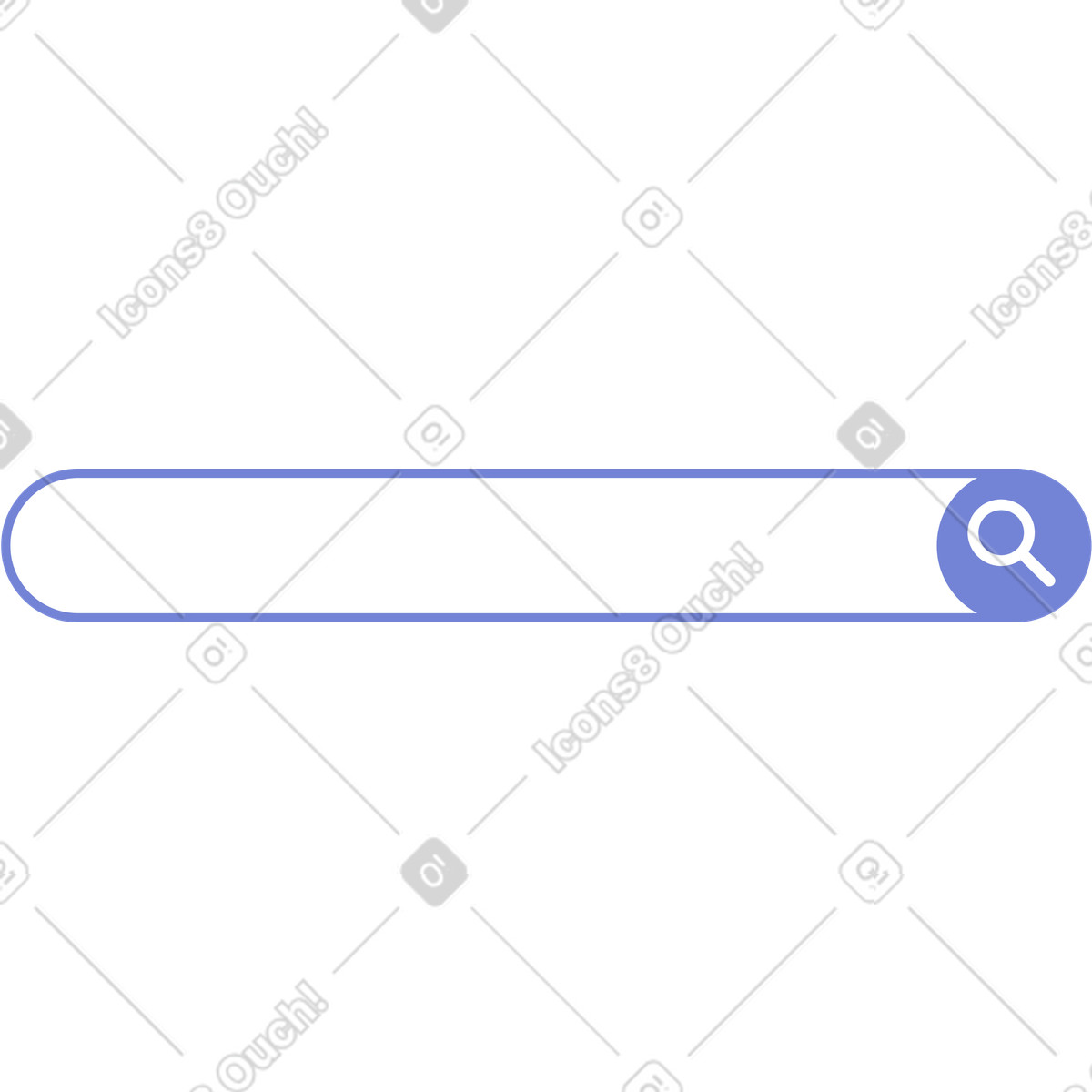 Browser search box illustration in Juicy style download in PNG, SVG