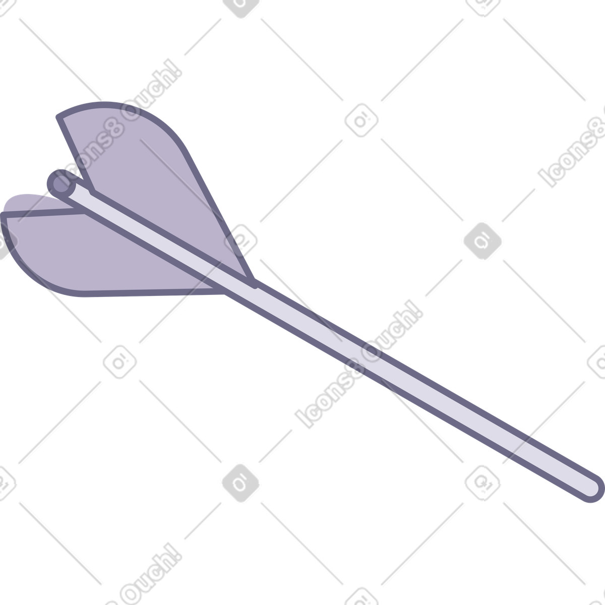 Ilustración Flecha en estilo Modul a descargar en PNG y SVG