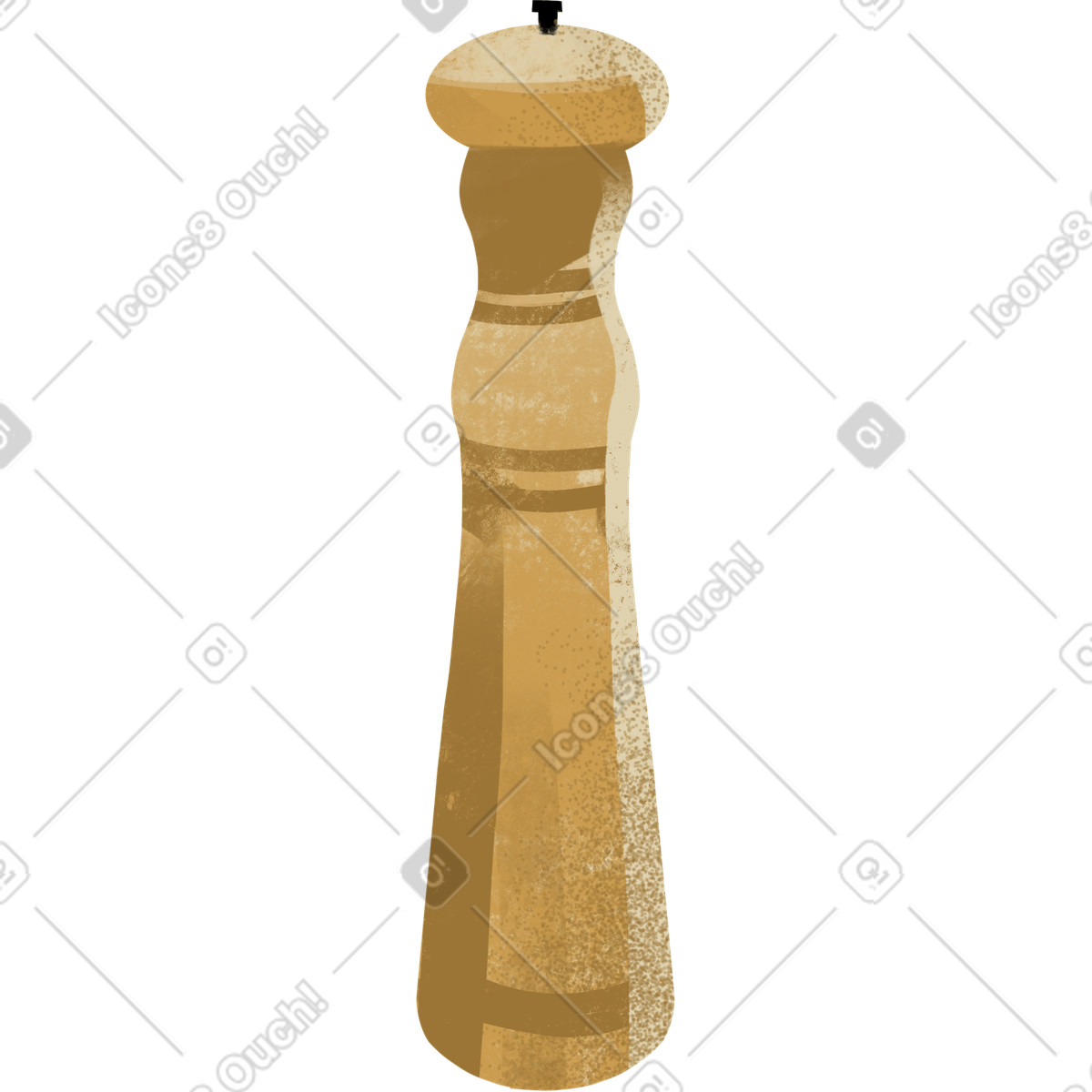Pepper shaker illustration in Fabulous style download in PNG, SVG