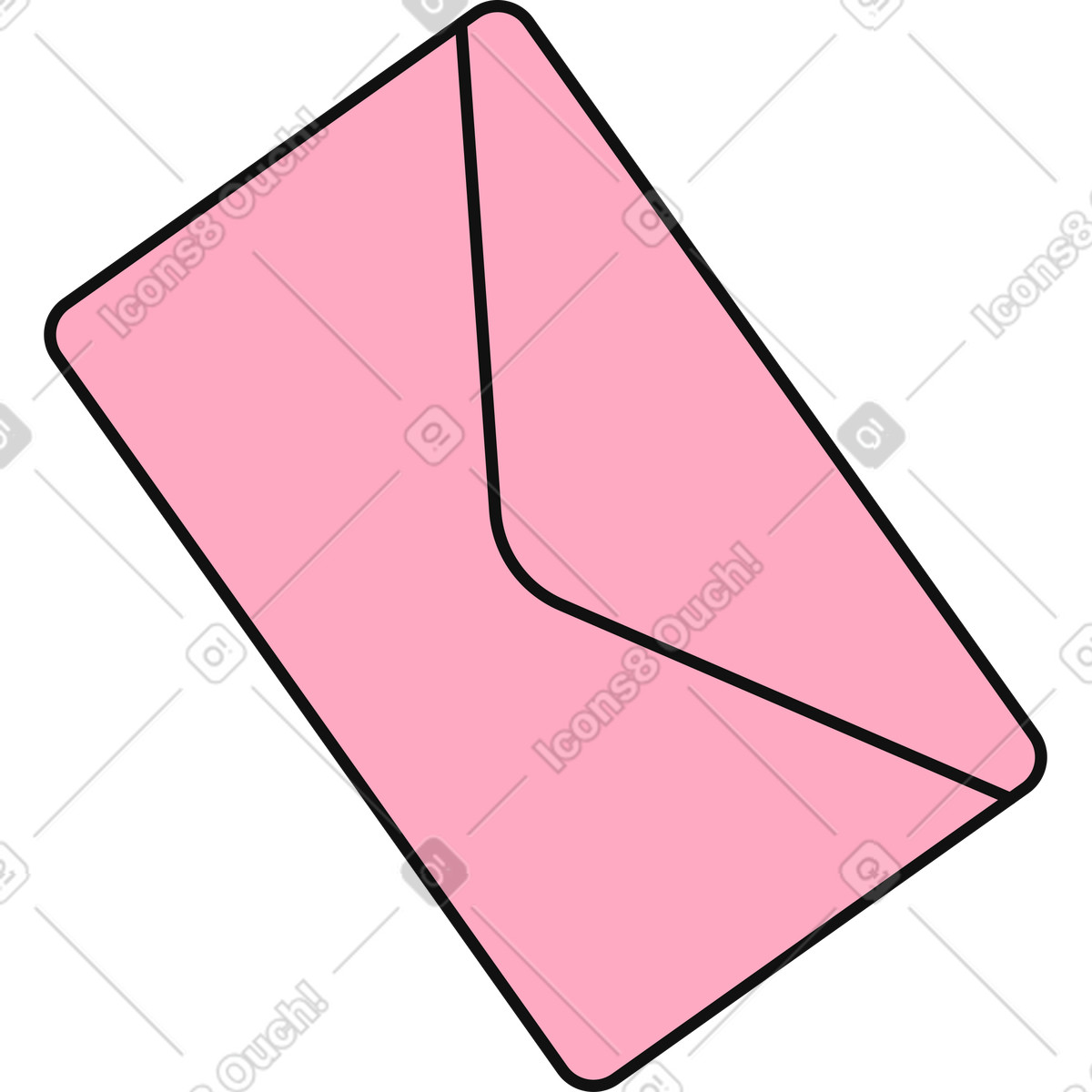 Umschlag-Illustration im Bloom-Stil als Download in PNG, SVG