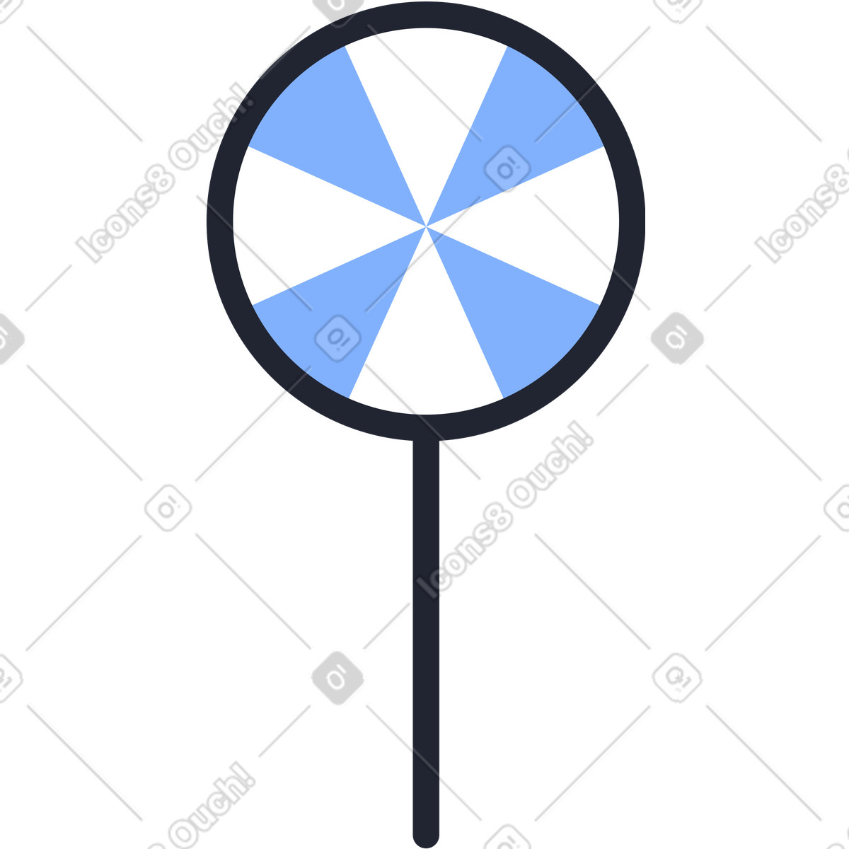 下载 Pablita 风格的 棒糖 插画，支持 PNG、SVG 格式