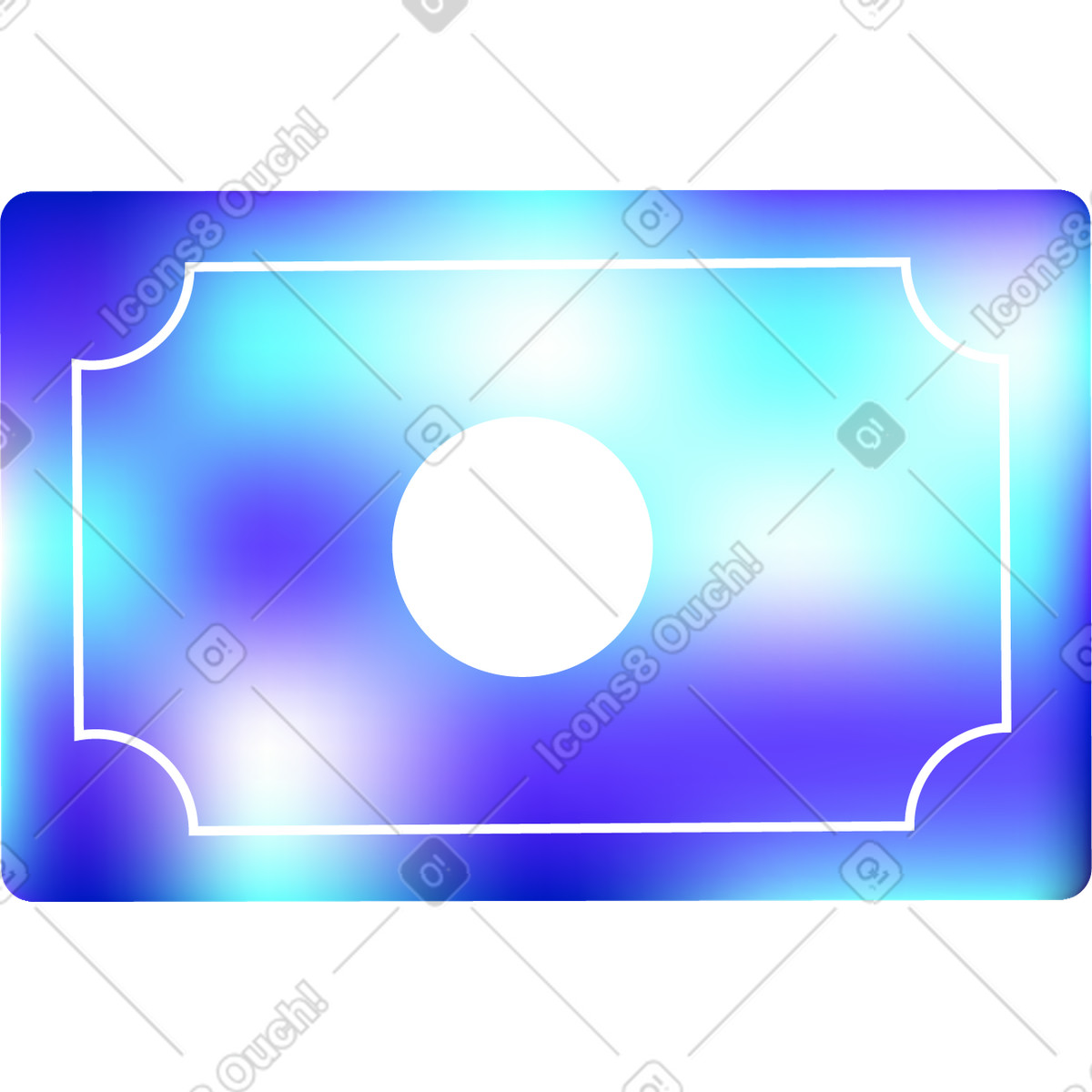 Pure スタイルの 紙幣 のイラストをPNG、SVG形式でダウンロード