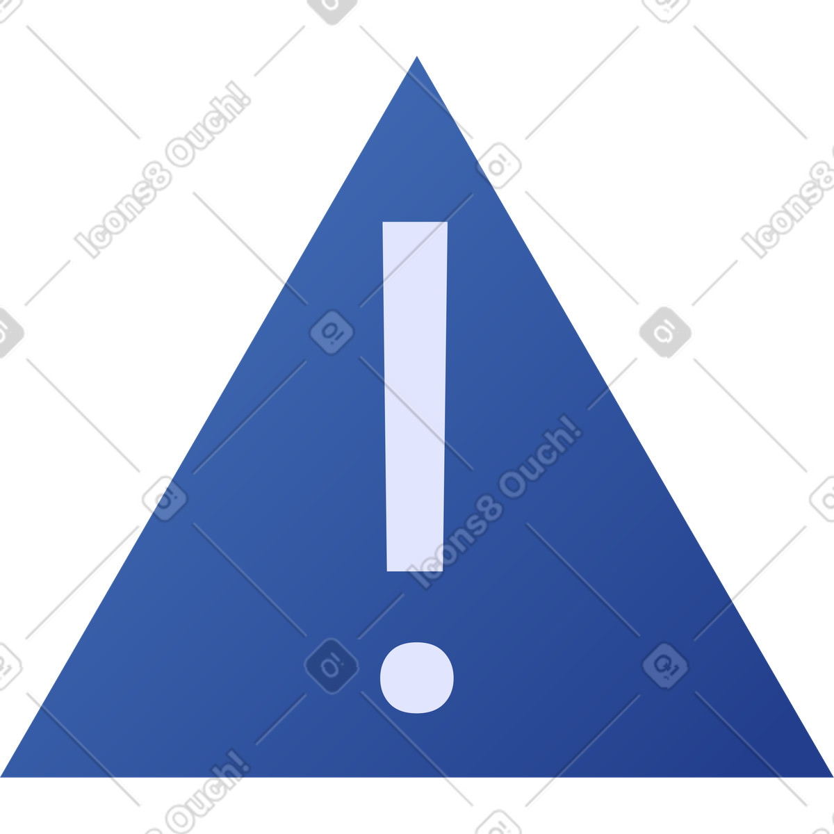 Warning sign illustration in PNG, SVG