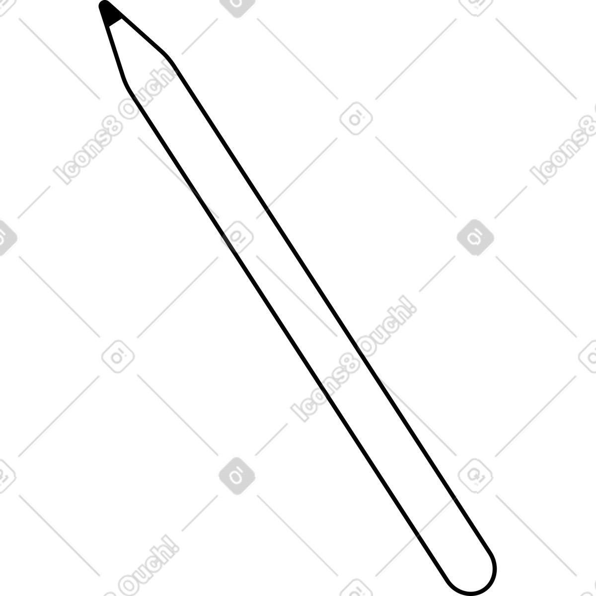Ilustración Aguja en estilo Azure a descargar en PNG y SVG