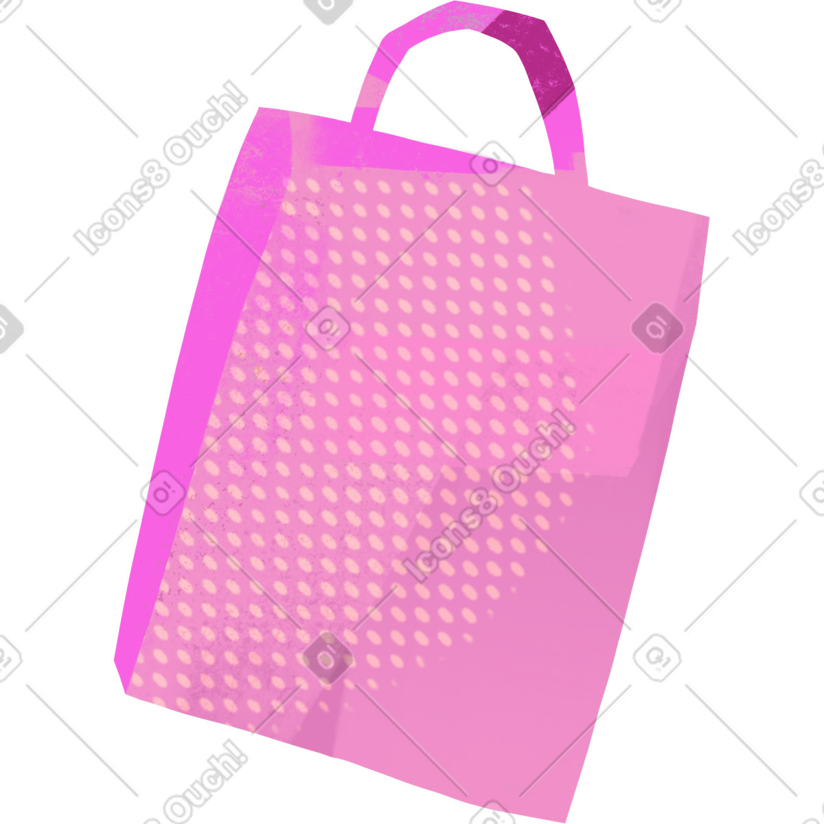 Ilustración Bolso en estilo Fabulous a descargar en PNG y SVG