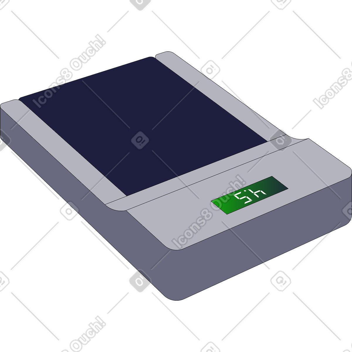 Treadmill-Illustration im Pop-Stil als Download in PNG, SVG