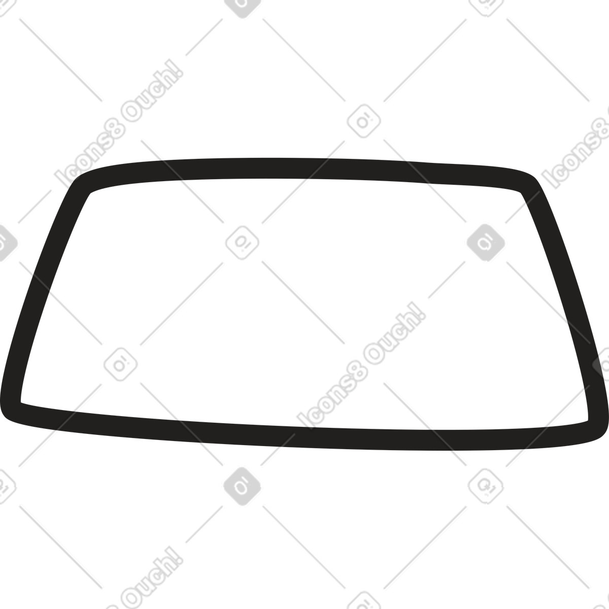Illustration Contour trapézoïdal dans le style Little à télécharger aux formats PNG, SVG