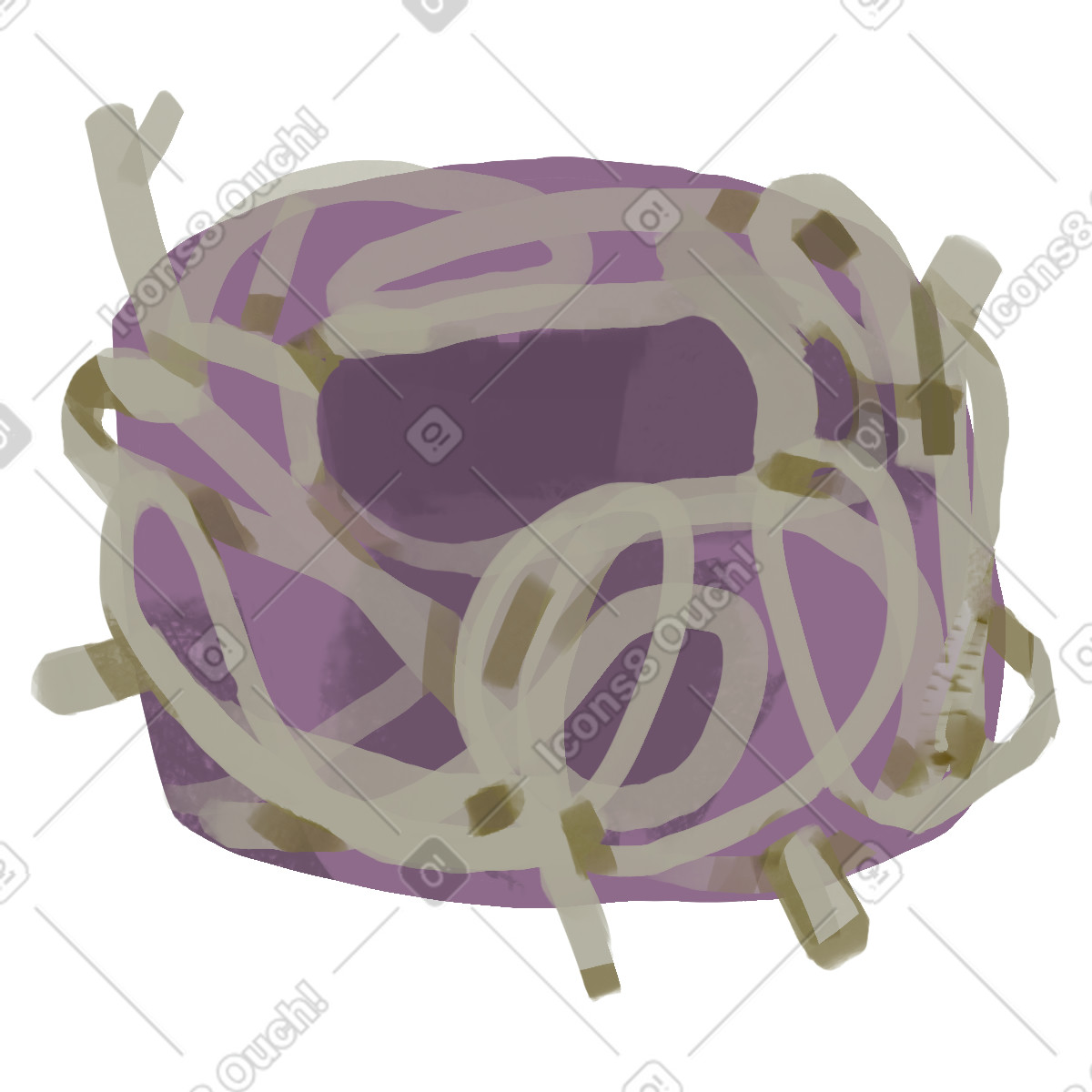 Nest-Illustration im Atomic-Stil als Download in PNG, SVG