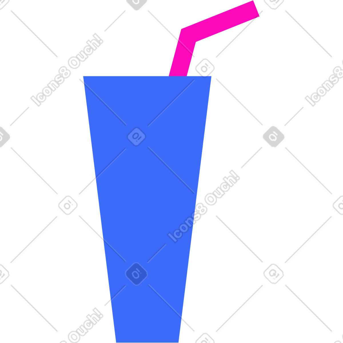 Illustration Boisson de restauration rapide dans le style Basic à télécharger aux formats PNG, SVG