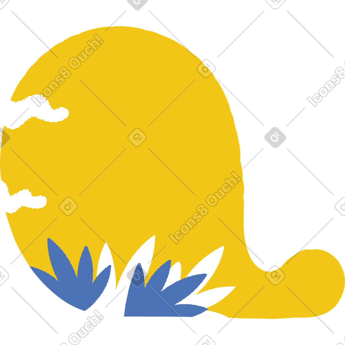 下载 Bermuda 风格的 天 插画，支持 PNG、SVG 格式