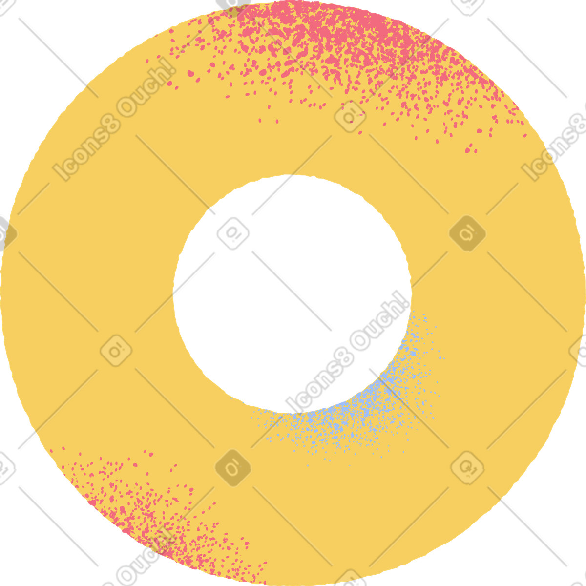 下载 Pablo 风格的 甜甜圈 插画，支持 PNG、SVG 格式