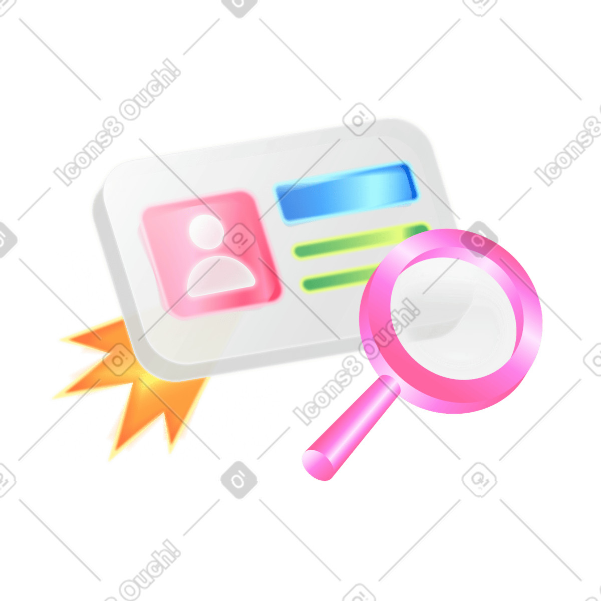 Reviewing resume of applicant illustration in PNG, SVG