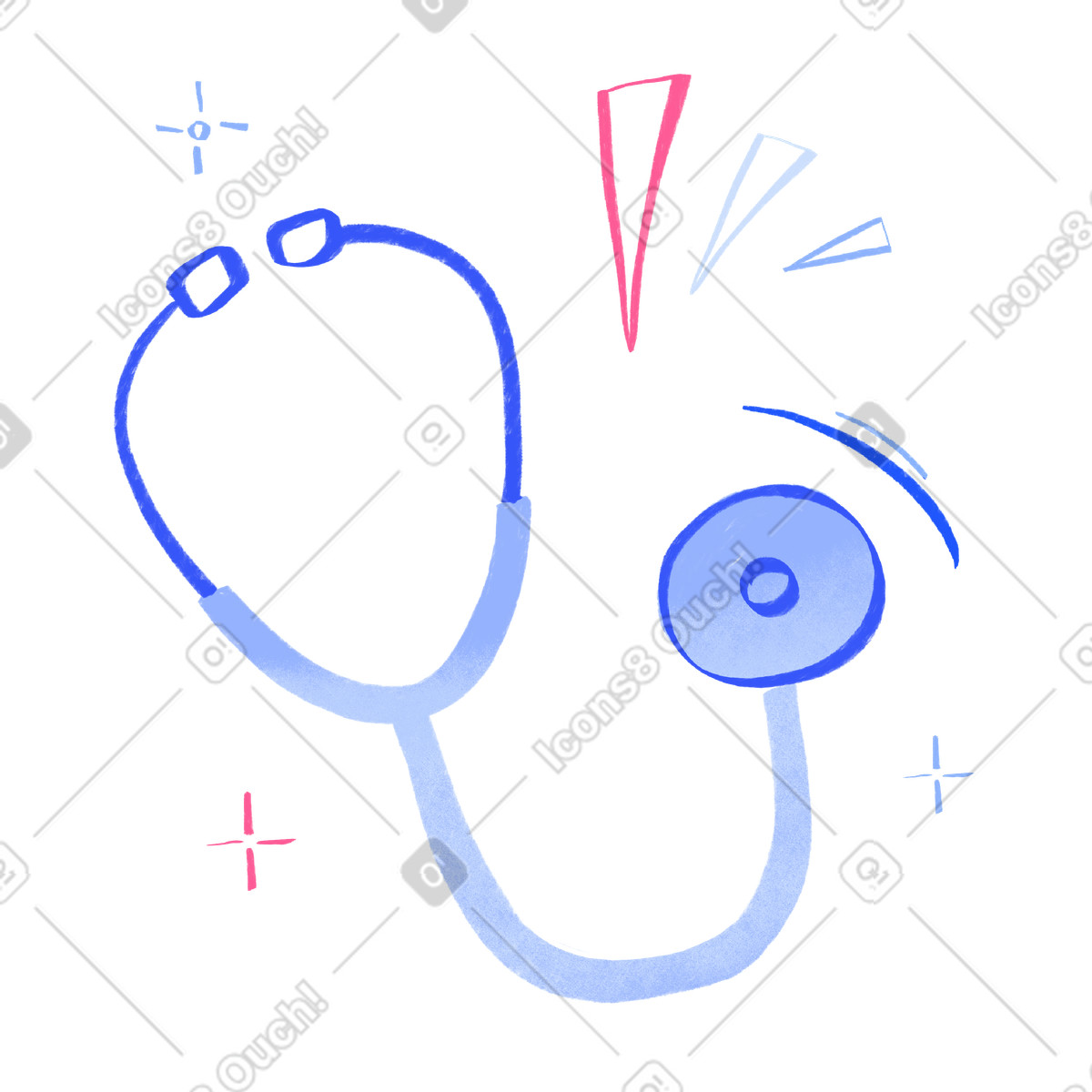 Иллюстрация Стетоскоп доктора в PNG и SVG