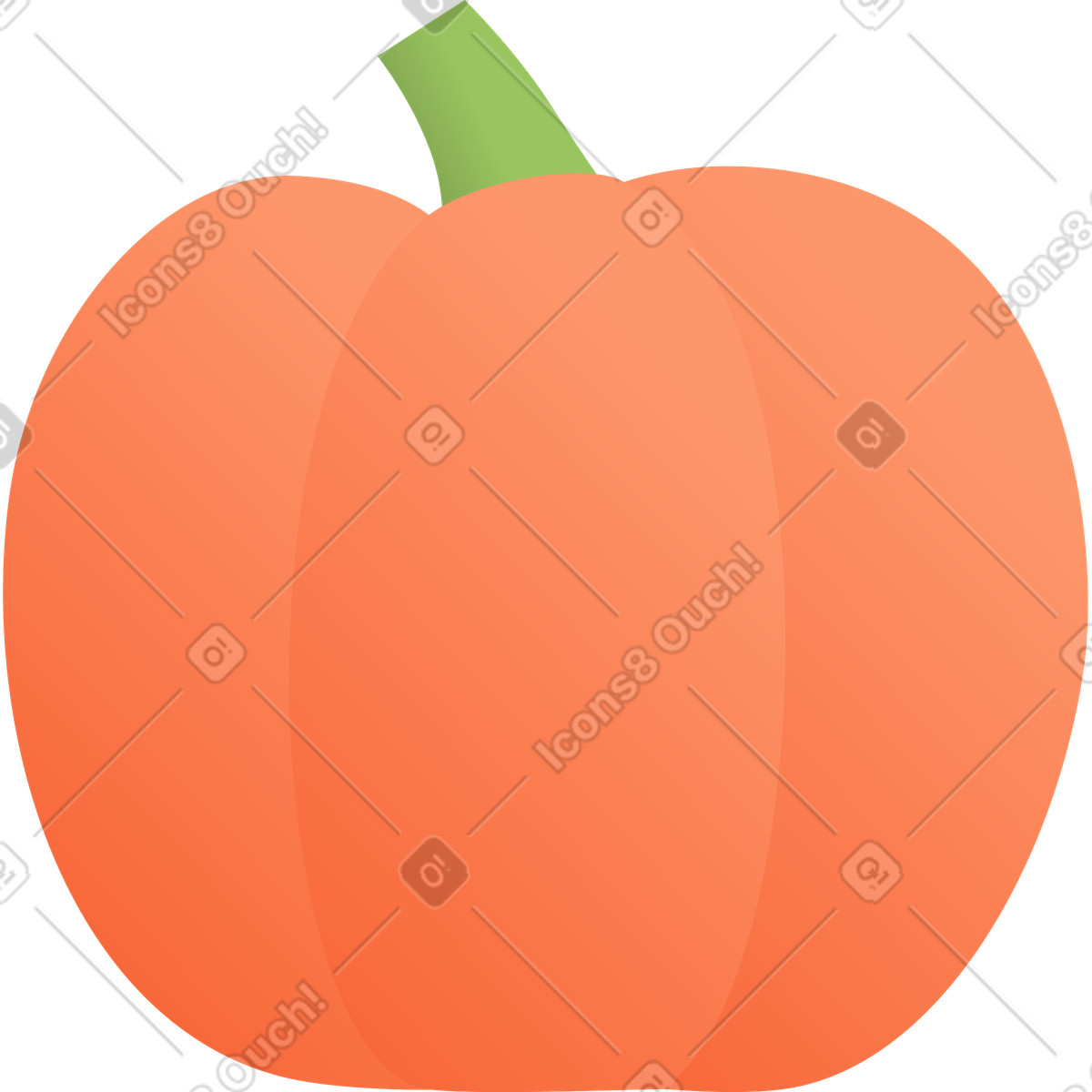 下载 Silky 风格的 南瓜 插画，支持 PNG、SVG 格式