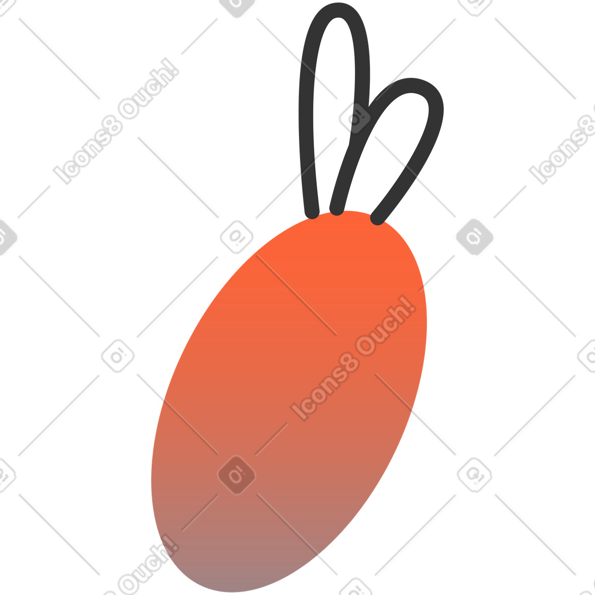 下载 Crayon 风格的 水果 插画，支持 PNG、SVG 格式
