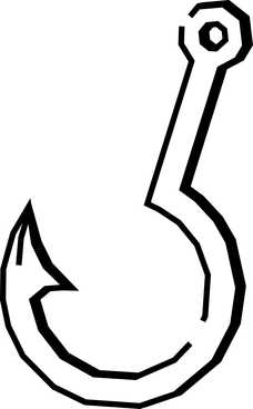 Fishing hook PNG, SVG