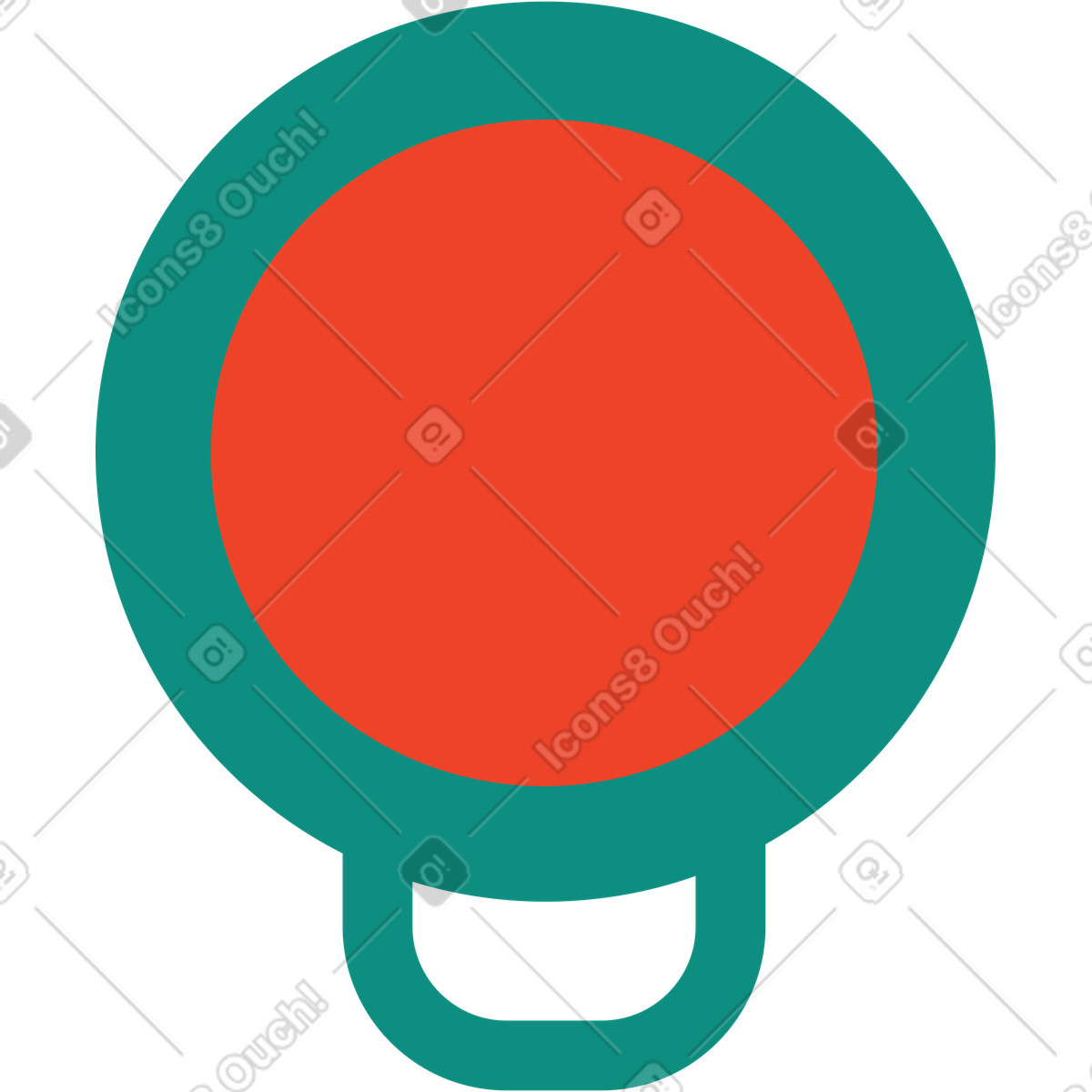 Pan illustration in Polar style download in PNG, SVG