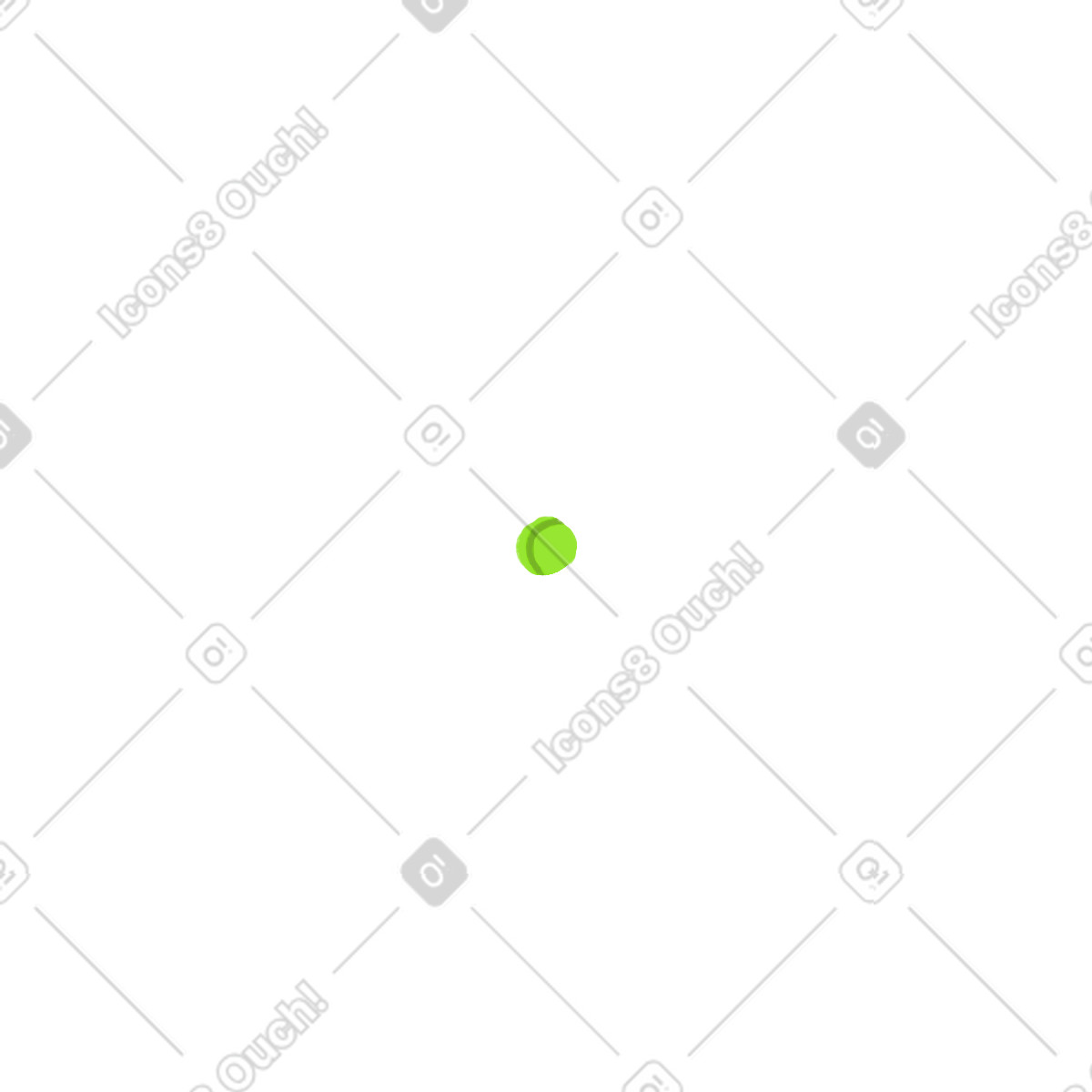 Green ball illustration tennis clipart vector graphics for sports enthusiasts