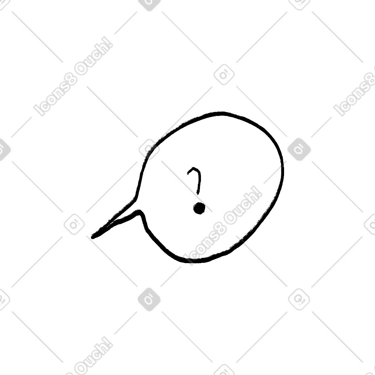 Bolla illustrazione in stile Ikigai scarica in PNG, SVG