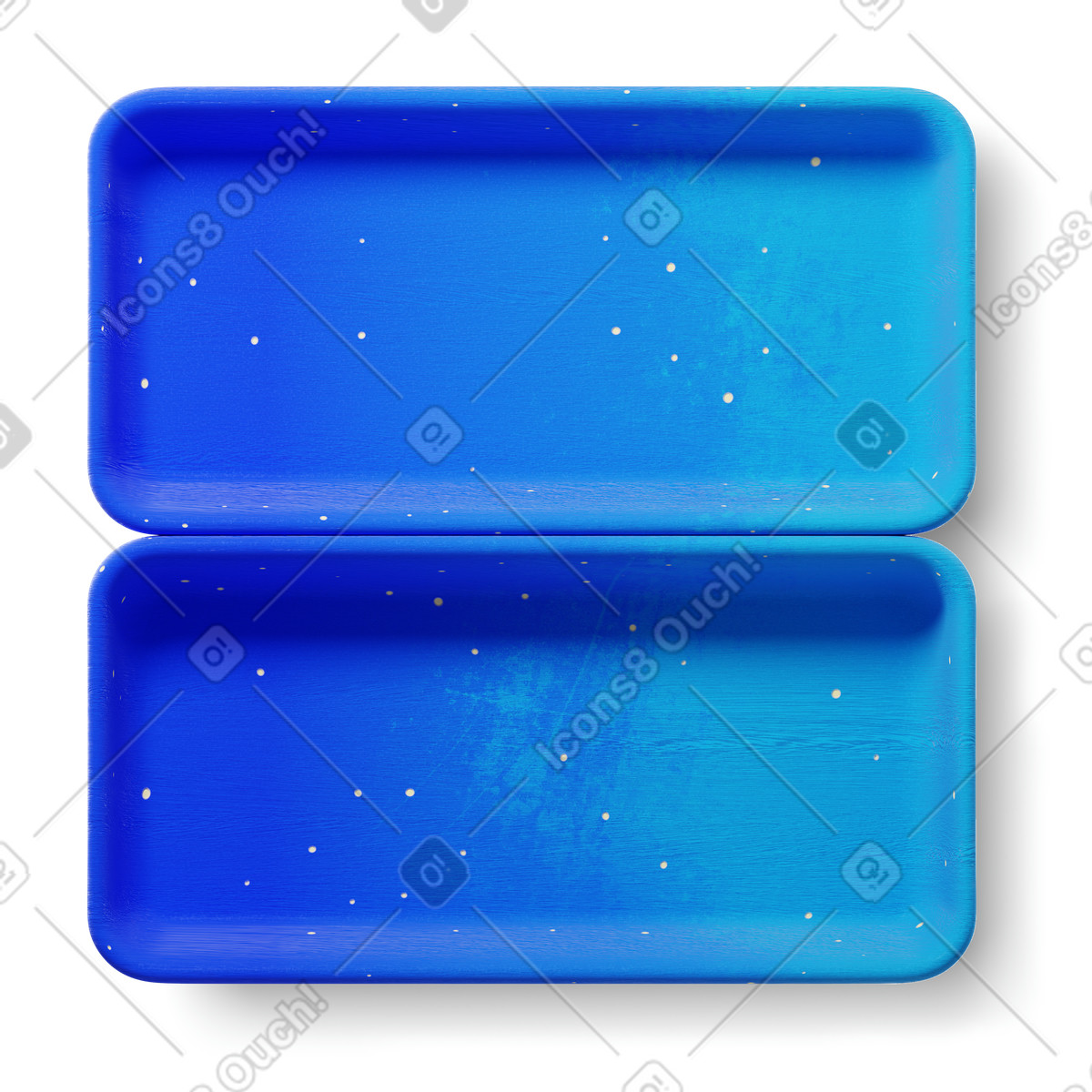 Illustration Serveur blue abstract dans le style 3D Microsoft Fluent à télécharger aux formats PNG, SVG