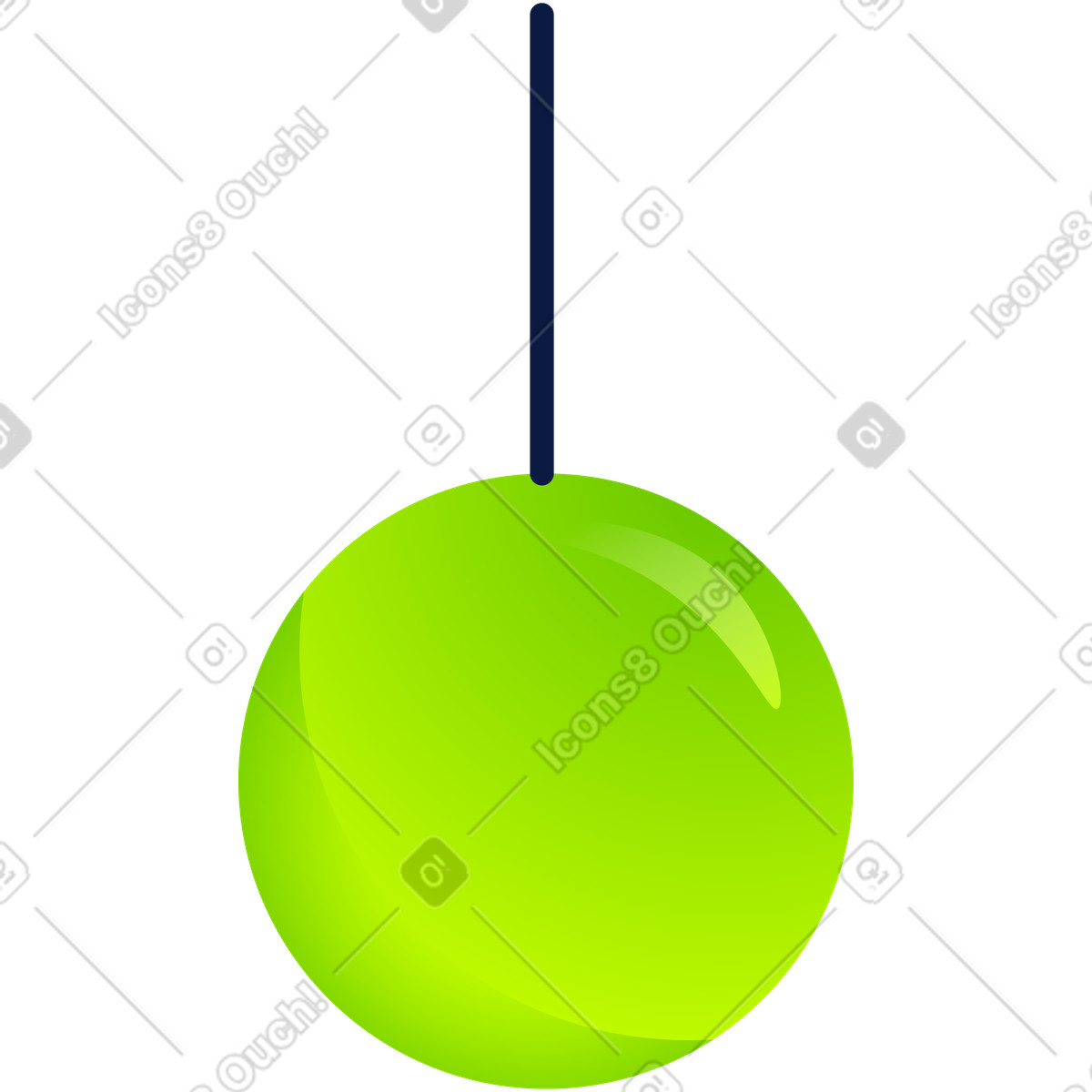 Ilustração de Bola natal minúscula em no estilo Space para baixar em PNG, SVG