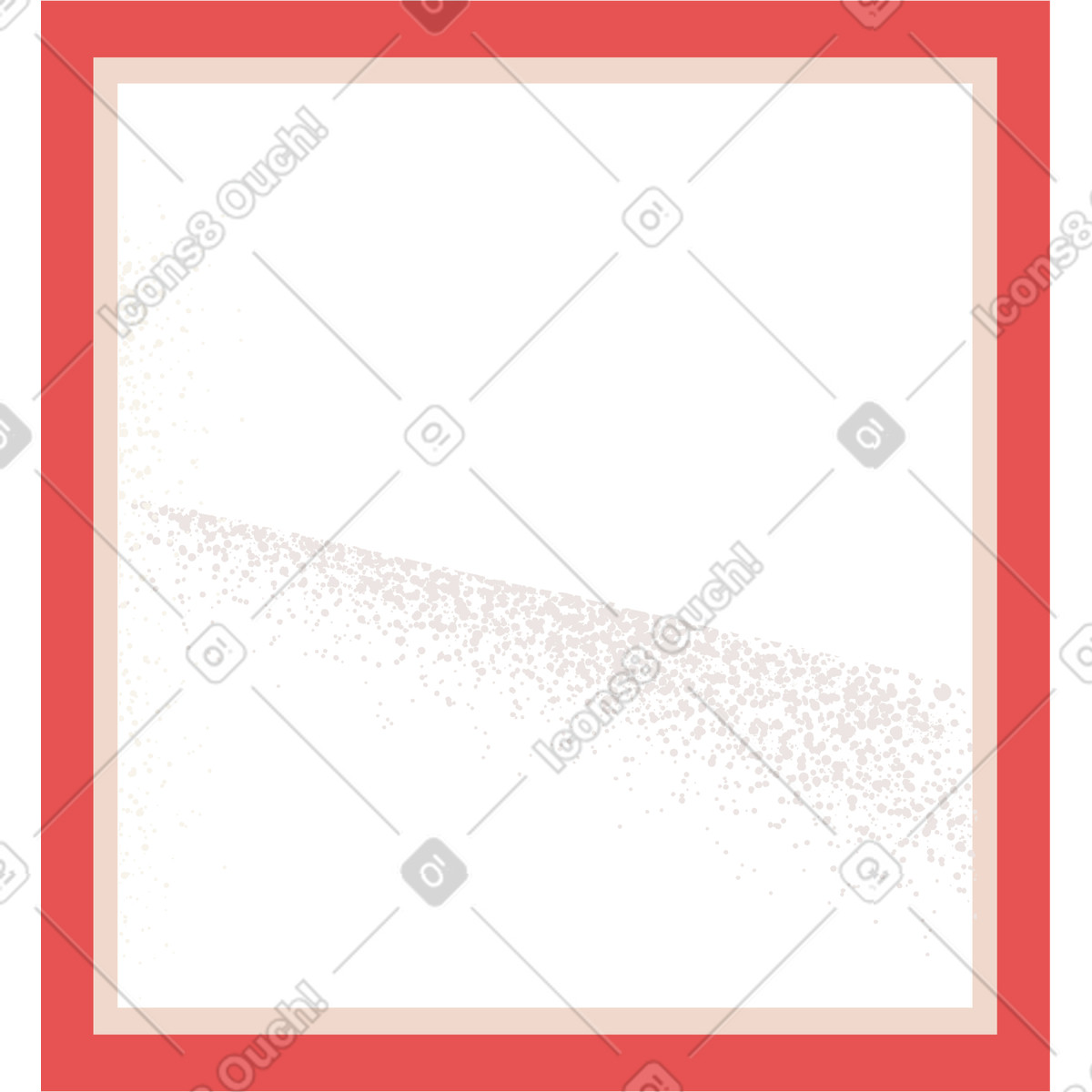 Rahmen-Illustration im Pale-Stil als Download in PNG, SVG
