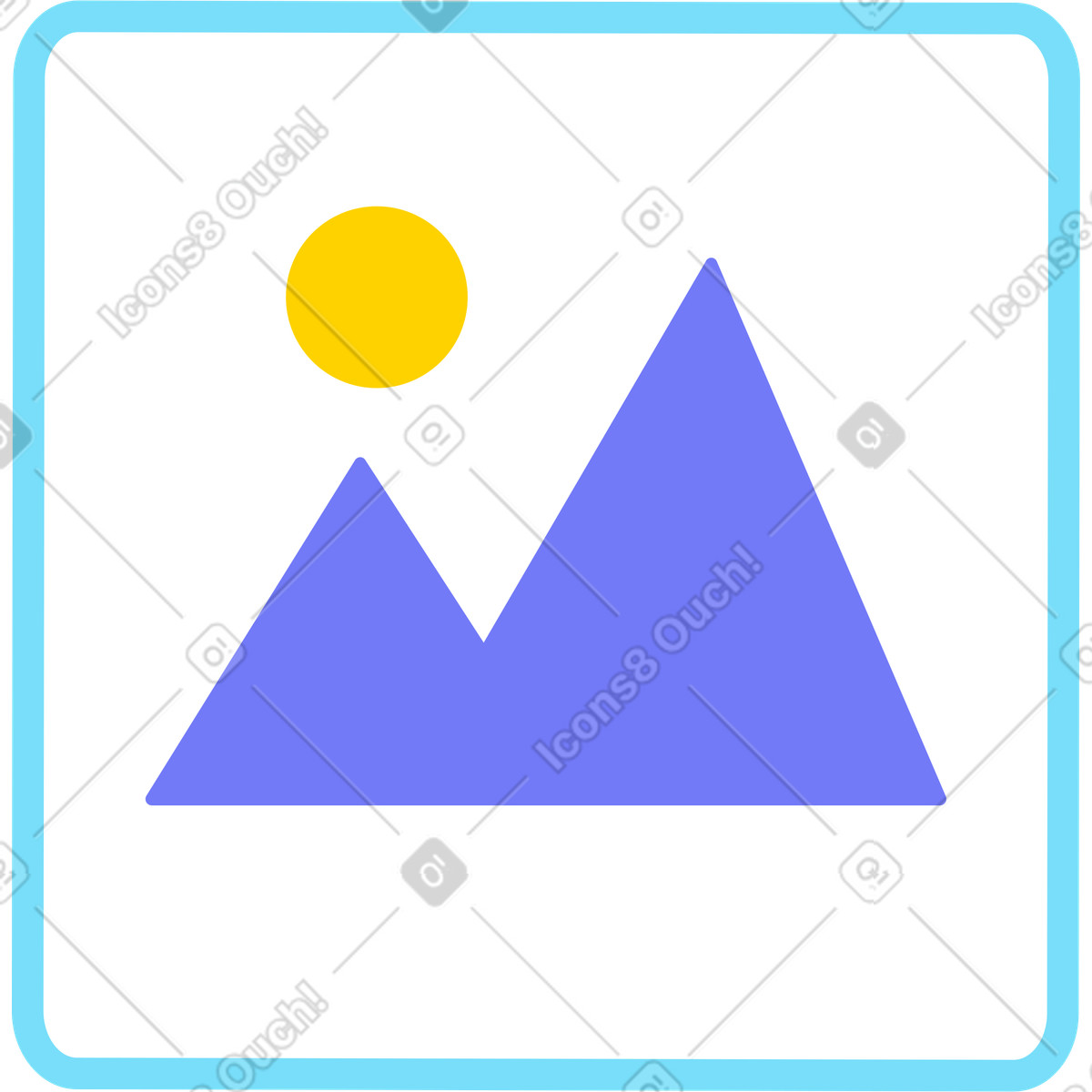 Ilustración Imagen de icono en estilo Giggle a descargar en PNG y SVG