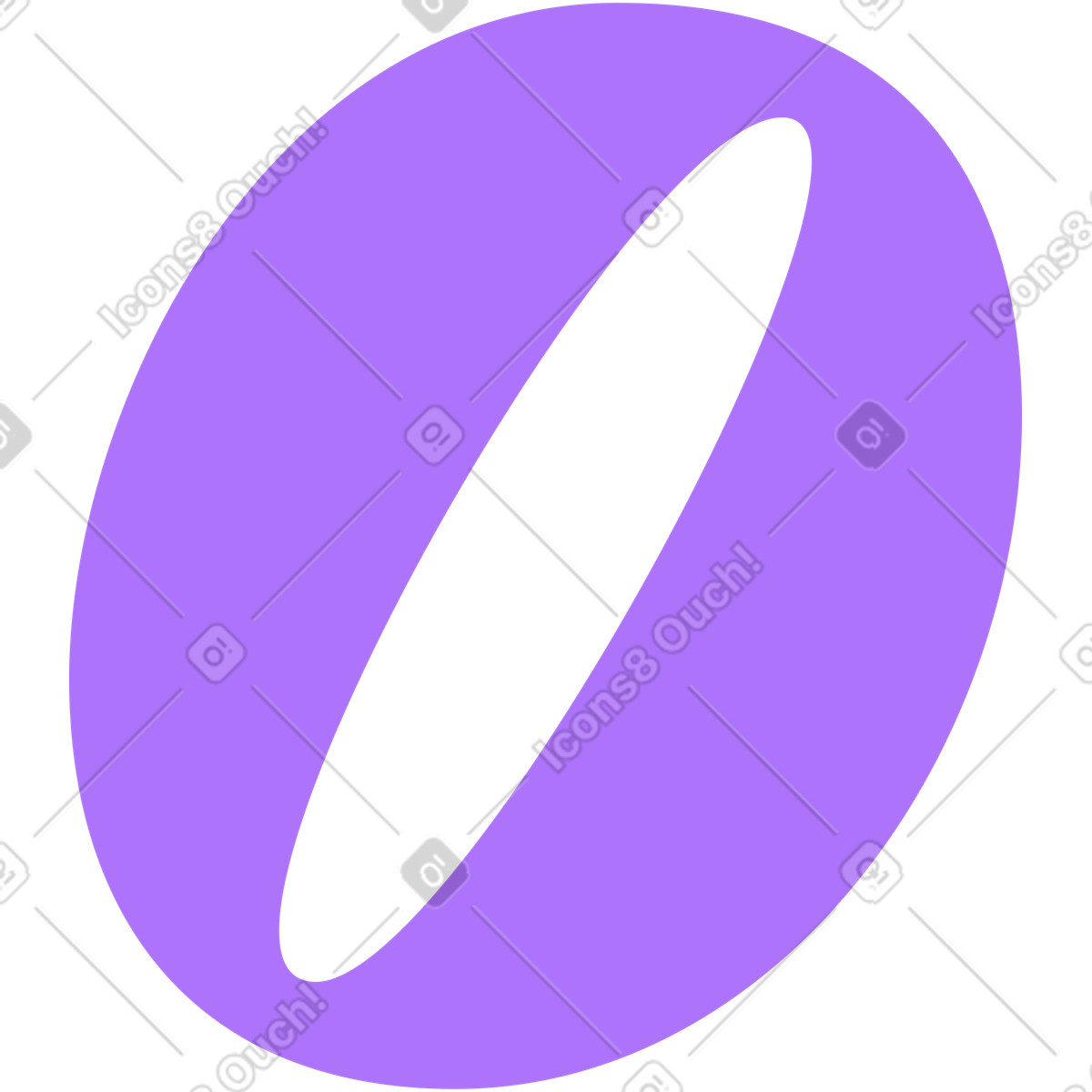 Ilustración Letra o en estilo Florid a descargar en PNG y SVG