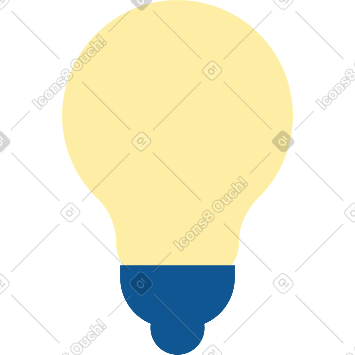 Lamp illustration in Polar style download in PNG, SVG
