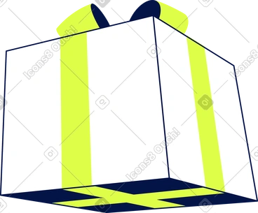 Boite cadeau PNG, SVG