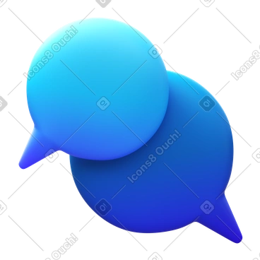 Chat bubbles PNG, SVG