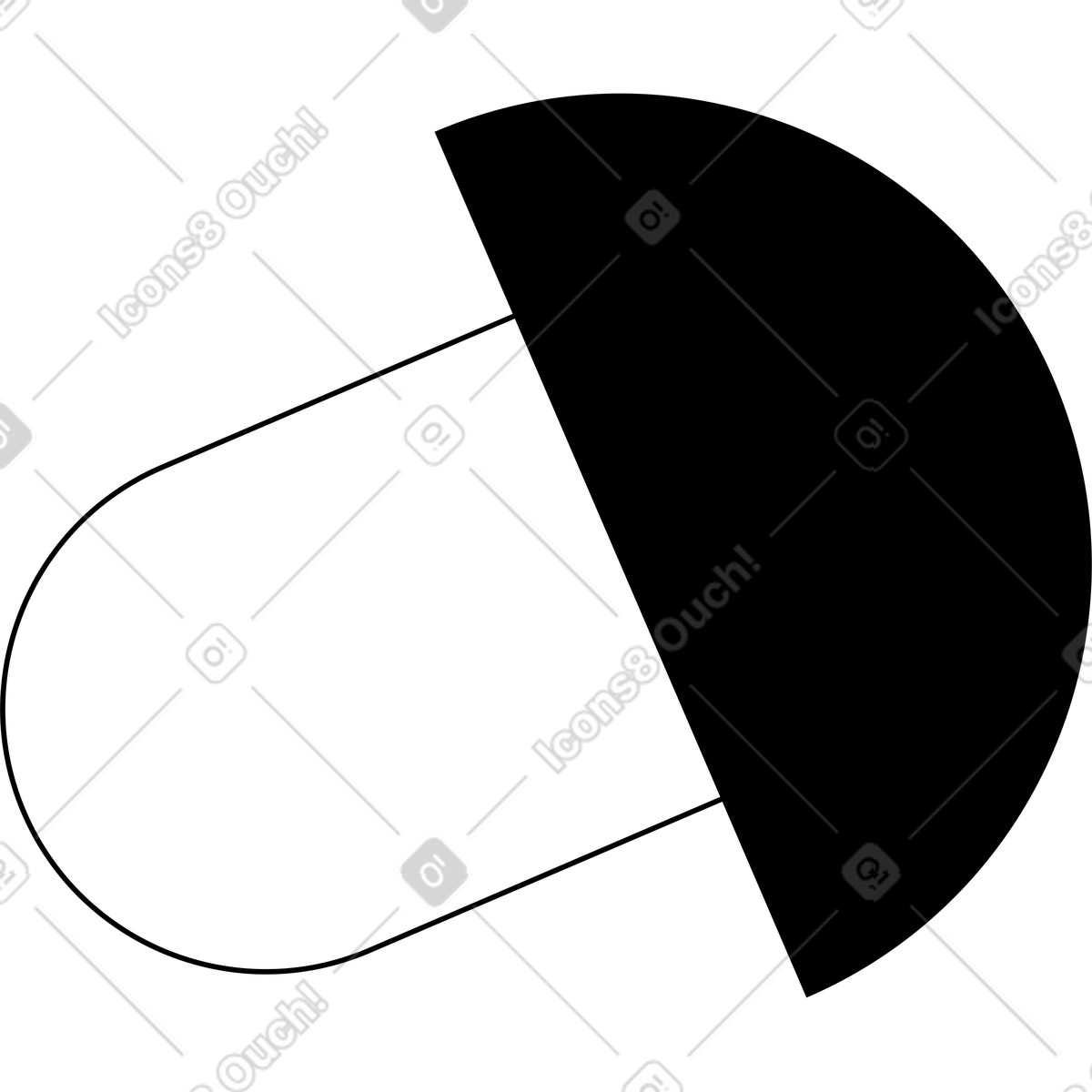 Illustration Champignon dans le style Tiny à télécharger aux formats PNG, SVG