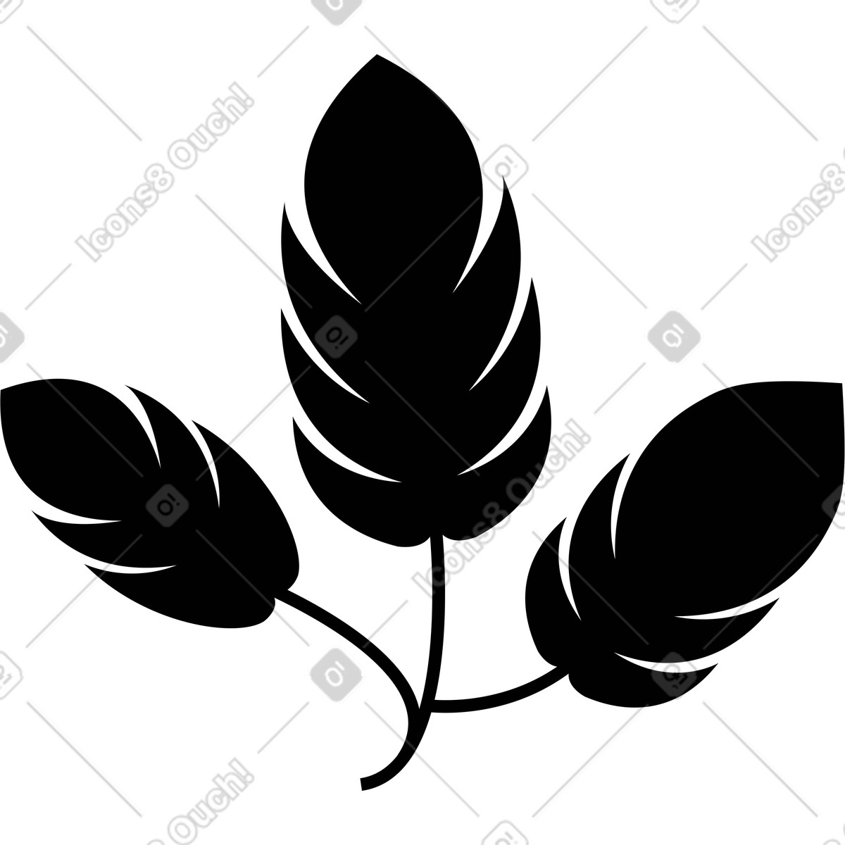 Pianta illustrazione in stile Burgundy scarica in PNG, SVG