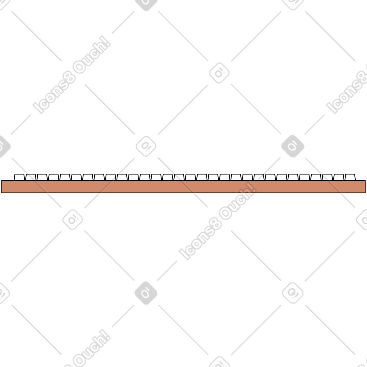Illustration Clavier dans le style Teko à télécharger aux formats PNG, SVG