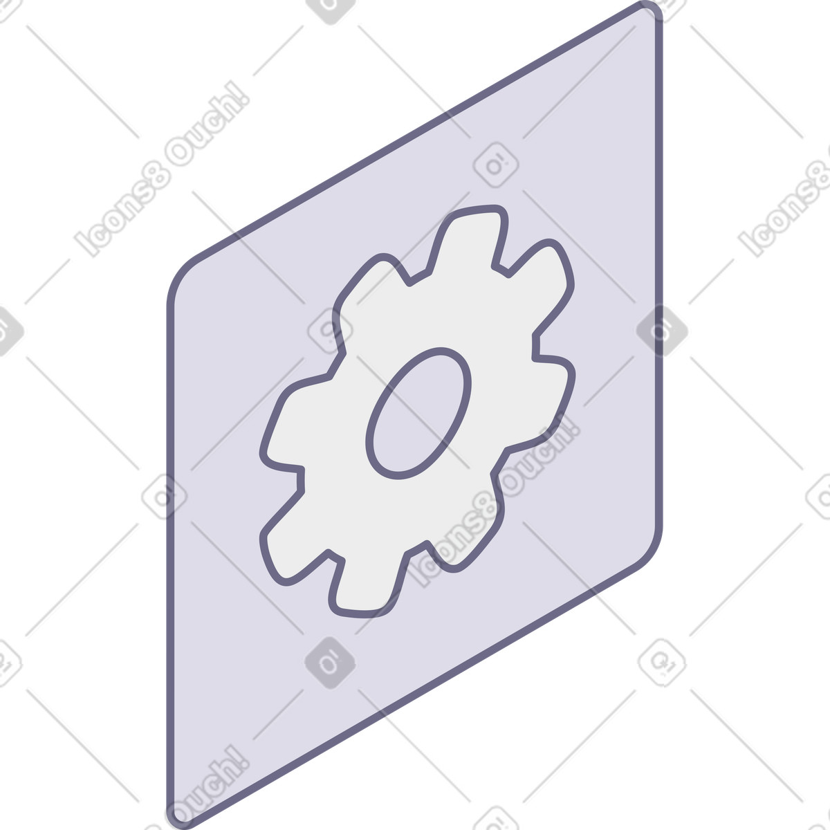Modul スタイルの Settings icon のイラストをPNG、SVG形式でダウンロード
