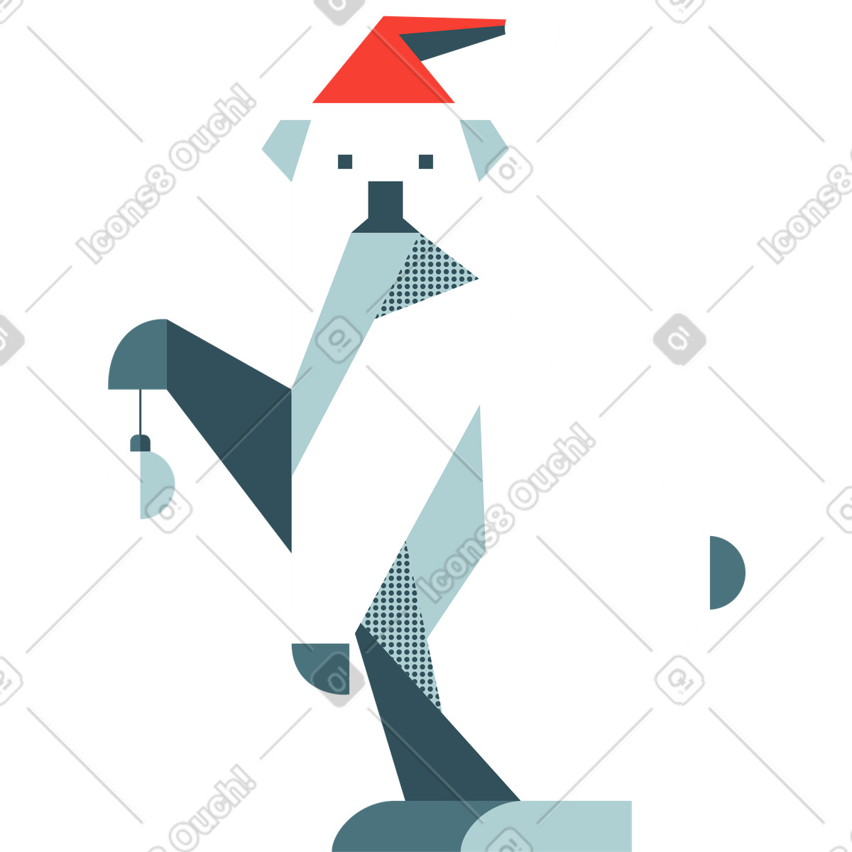下载 Nordic 风格的 熊 插画，支持 PNG、SVG 格式